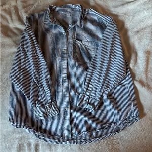 Old Navy Striped The Boyfriend Shirt